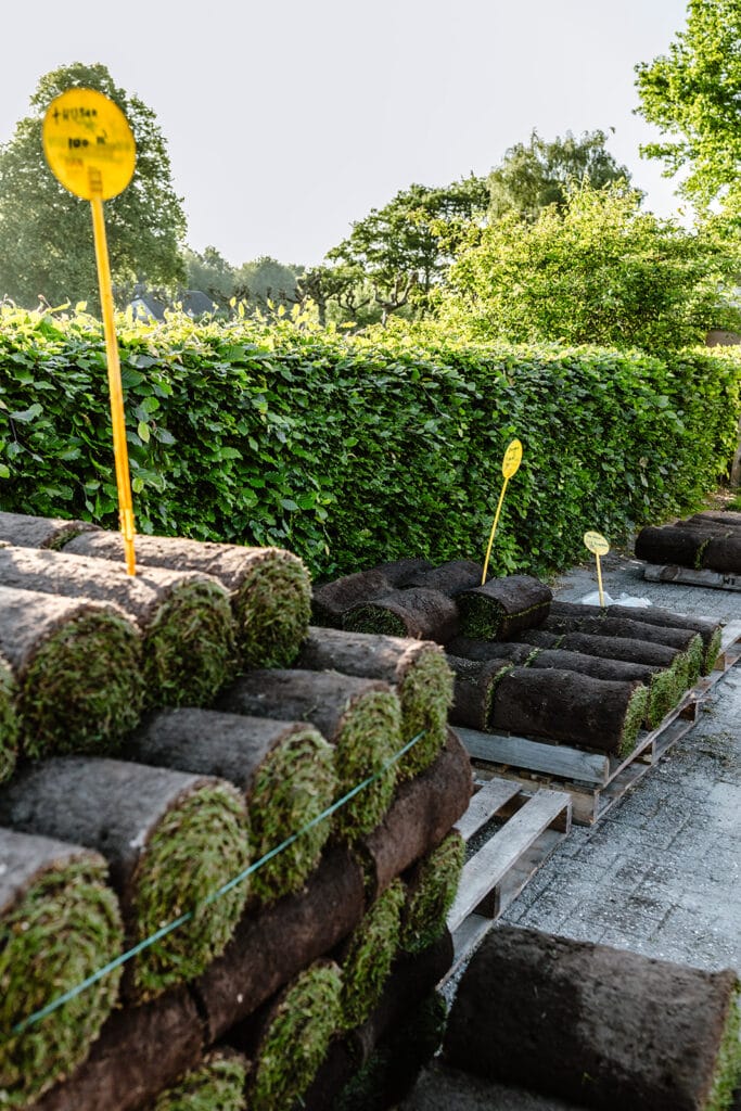 graszoden bestelling ligt voor u klaar