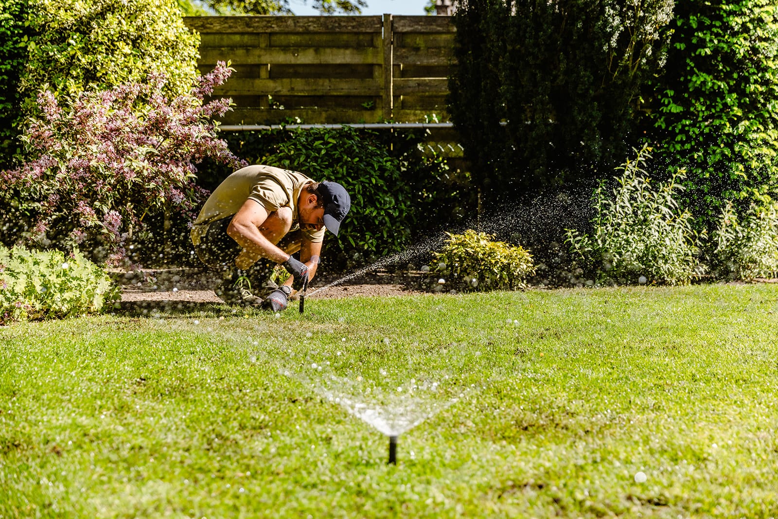 Verspeek Graszoden zorgt voor professionale aanleg en installatie van beregeningssystemen